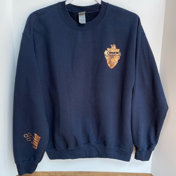 Gildan Tops - Harry Potter Ravenclaw Crest Navy Blue Medium Crewneck Sweatshirt quidditch